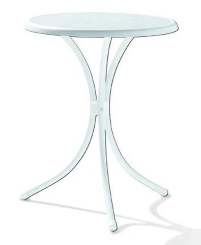 Bistrotisch >100/W KT< in Marmor weiß, mecalit®-PRO - 72x60cm (HxD)
