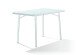 Klapptisch >120/ W KT< in Mamor weiß, mecalit®-PRO - 115x72x70cm (BxHxT)