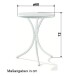 Bistrotisch >200/ G KT< in Schiefer anthrazit, mecalit®-PRO - 72x60cm (HxD)