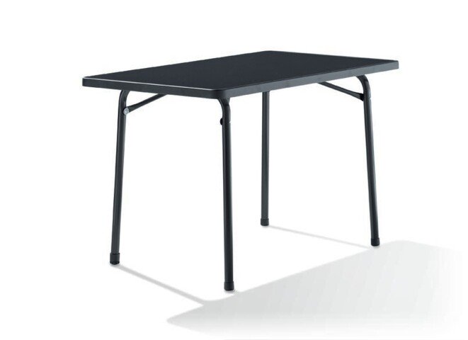 Klapptisch >220/ G KT< in Schiefer anthrazit, mecalit®-PRO - 115x72x70cm (BxHxT)