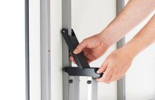 Gartentisch >5330-30< in Schiefer anthrazit, Polytec® - 80x73x80cm (BxHxT)