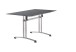 Gartentisch >5375-20< in Schiefer anthrazit, Polytec® - 140x73x80cm (BxHxT)