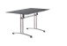 Gartentisch >5375-20< in Schiefer anthrazit, Polytec® - 140x73x80cm (BxHxT)