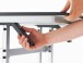 Gartentisch >5375-30< in Schiefer anthrazit, Polytec® - 140x73x80cm (BxHxT)