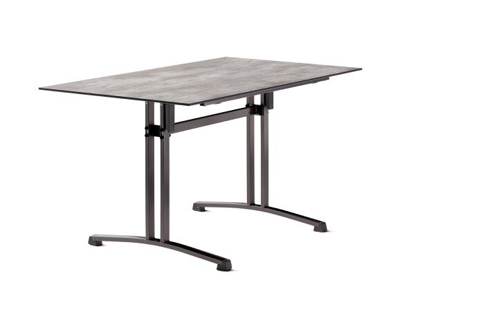 Gartentisch >5375-31< in Beton hell, Polytec® - 140x73x80cm (BxHxT)