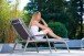 Polsterauflage >5560 4925< in Grau, Polyarcryl/Dralon® - 193x4x59cm (BxHxT)
