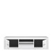 TV-Board >L-Light< in Weiß - 157,7x43,5x52cm (BxHxT)
