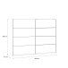 Kleiderschrank >Jacky< in Script-Schlammeiche/Spiegel B/H/T ca.269,9x209,7x61,2cm