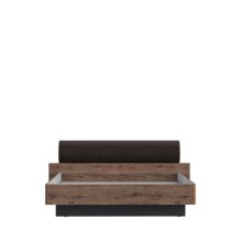 Bett >Jacky< Script-Schlammeiche B/H/T ca. 219,8x90,2x212,3cm