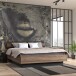 Bett >Jacky< Script-Schlammeiche B/H/T ca. 219,8x90,2x212,3cm