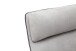Polsterbank >ADEN< in grau/ dunkelgrau - 175x89x65 (BxHxT)