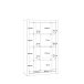 Vitrine >L-Light< in weiss mit Klarglas - 98x160x41,3cm (BxHxT)