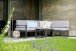 Gartenlounge-Mittelteil >Adelaide< (1,5 Sitzer ohne Armlehnen) in hellgrau