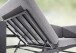 Gartenlounge-Bank >Adelaide< (3-Sitzer) in hellgrau - 213x81x69 (BxHxT)