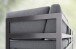 Gartenlounge-Bank >Adelaide< (3-Sitzer) in hellgrau - 213x81x69 (BxHxT)