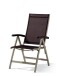 Klappstuhl >Bodega< in Mocca, Kunstfasergewebe - 71x109x62cm (BxHxT)