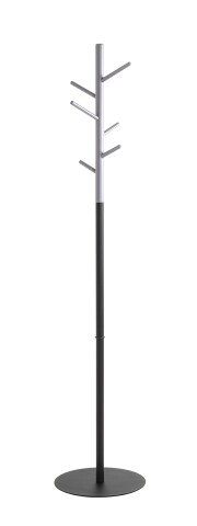 Garderobenständer >54524< in grau, schwarz - 170x36 (HxD)