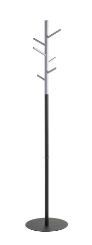 Garderobenständer >54524< in grau, schwarz - 170x36 (HxD)