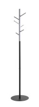 Garderobenständer >54524< in grau, schwarz - 170x36 (HxD)