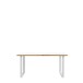 Schreibtisch >Keflavik< in Weiss/Artisan Eiche, B/H/T ca.160x74,1x75cm