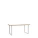 Schreibtisch >Keflavik< in Weiss/Artisan Eiche, B/H/T ca.160x74,1x75cm