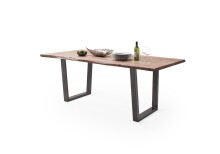 Tischplatte >CALABRIA< in naturfarben - 180x3,5x100 (BxHxT)