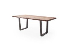 Tischplatte >CALABRIA< in naturfarben - 200x5,5x100 (BxHxT)