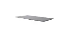 Tischplatte >CALABRIA< in Grau - 160x2,5x90 (BxHxT)