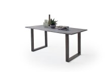 Tischplatte >CALABRIA< in Grau - 180x2,5x90 (BxHxT)