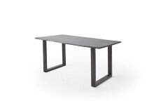 Tischplatte >CALABRIA< in Grau - 180x2,5x90 (BxHxT)