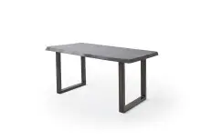 Tischplatte >CALABRIA< in Grau - 200x5,5x100 (BxHxT)