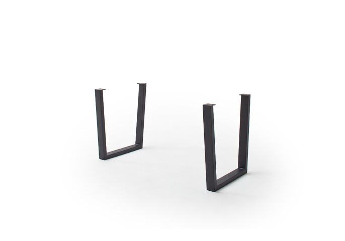 Tischgestell >CALABRIA< (2er-Set) in anthrazit - 73x74x8 (BxHxT)