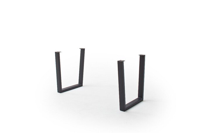 Tischgestell >CALABRIA< (2er-Set) in anthrazit - 73x74x8 (BxHxT)