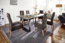 Tischgestell >CALABRIA< (2er-Set) in anthrazit - 73x74x8 (BxHxT)