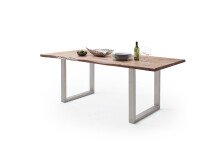 Tischgestell >CALABRIA< (2er-Set) in silber - 73x74x8 (BxHxT)