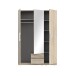 Kleiderschrank >Cadixo< in Sonoma Eiche - 150,6x212,9x58,9cm (BxHxT)