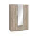 Kleiderschrank >Cadixo< in Sonoma Eiche - 150,6x212,9x58,9cm (BxHxT)