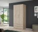 Kleiderschrank >Cadixo< in Sonoma Eiche - 100,9x212,9x58,9cm (BxHxT)