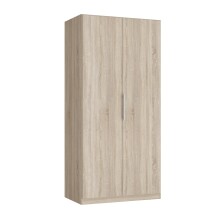Kleiderschrank >Cadixo< in Sonoma Eiche - 100,9x212,9x58,9cm (BxHxT)