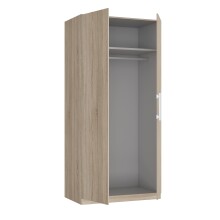 Kleiderschrank >Cadixo< in Sonoma Eiche - 100,9x212,9x58,9cm (BxHxT)