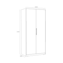 Kleiderschrank >Cadixo< in Sonoma Eiche - 100,9x212,9x58,9cm (BxHxT)