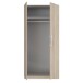 Kleiderschrank >Cadixo< in Sonoma Eiche - 100,9x212,9x58,9cm (BxHxT)