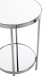 Beistelltisch >52284< in chrom, Metall, Spiegel 5 mm - 46x28cm (HxD)