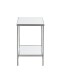 Beistelltisch >52287< in chrom, Metall, Spiegel 5 mm - 28x46x28cm (BxHxT)