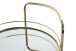 Servierwagen >54120< in vermessingt, Metall, Spiegel 5 mm - 80x48cm (HxD)