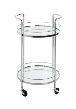 Servierwagen >54220< in chrom, Metall, Spiegel 5 mm - 80x48cm (HxD)