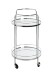 Servierwagen >54220< in chrom, Metall, Spiegel 5 mm - 80x48cm (HxD)