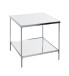 Beistelltisch >54257< in chrom, Metall, Spiegel 5 mm - 45x46x45cm (BxHxT)