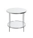 Beistelltisch >54258< in chrom, Metall, Spiegel 5 mm - 46x44cm (HxD)