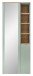 Garderobenschrank >Bari< in Schilfgrün matt - 78x202x38 (BxHxT)